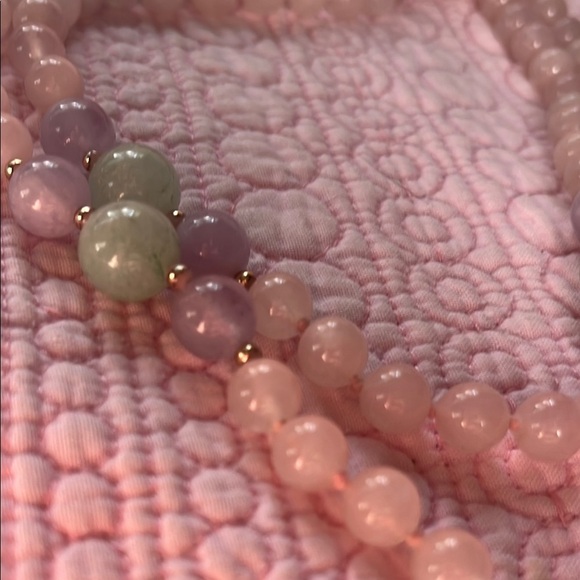 Quartz and Jade Three Necklace Bundle - Picture 5 of 10